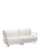 Pop Outdoor Two-Seater Sunbrella Sofa White