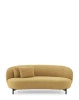 Lunam Curly Sofa Żółty