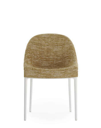 Eleganza Ela Chair White Mustard