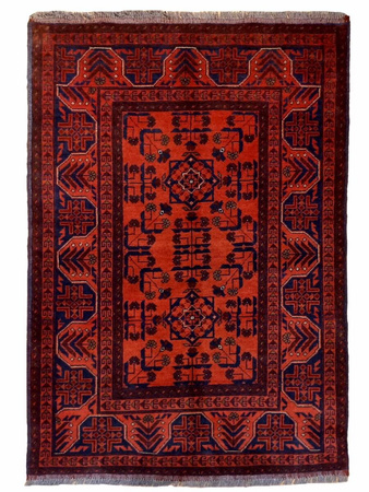 Afghan Khan Wool Rug 100 x 147 115637