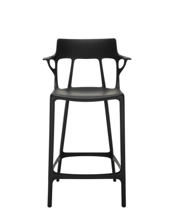 A.I. Stool Recycled 65 cm Krzesło Barowe Czarny