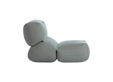 Siedzisko Gan Grapy Outdoor Soft Deco Blue