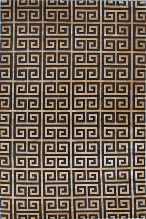 Serge Lesage Labyrinth II Black & Gold Carpet