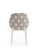 Clap Rubelli Armchair White Cream