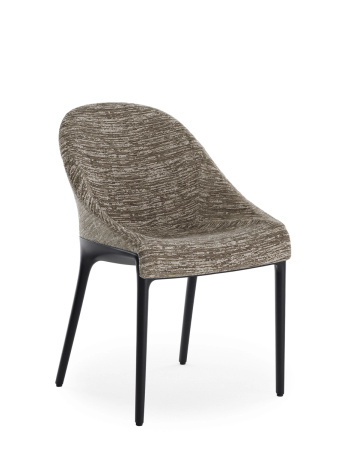 Eleganza Ela Chair Black Light Brown