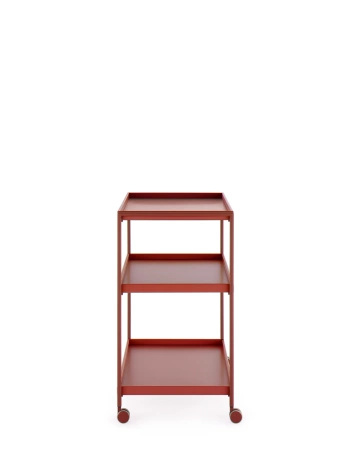 Trays 80 cm x 40 cm Trolley Maroon
