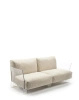 Pop Outdoor Two-Seater Stripes Sofa Beżowy