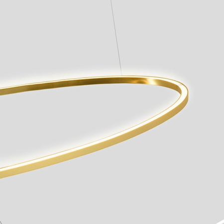 Lampa Wisząca Nemo Ellisse Triple 2700 K Pozłacany