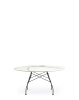 Glossy XXL Ø150 cm Table Black White