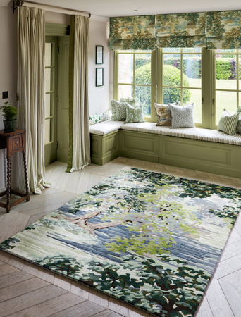 Sanderson ANCIENT CANOPY FOREST GREEN carpet 146708