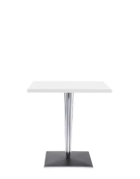 Top Square Outdoor Table White