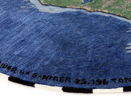 Gan Plastic Rivers Niger Carpet