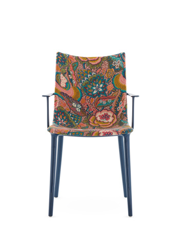 H.H.H. Upholstered Fabric Chair Blue Multi