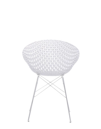 Smatrik Chair Transparent-Chrome