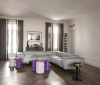 Colonna Auxiliary Table Red