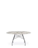 Glossy XXL Ø150 cm Table Black Nature Tundra