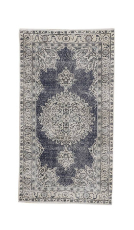 Vintage Iranian Wool Carpet Unique 12277 117 x 212