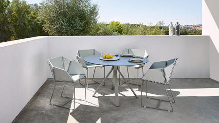Stół Gandiablasco Stack Round Column Leg Dining Ø90 cm