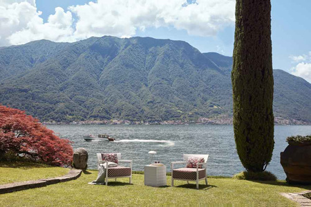 Cara Outdoor Liberty Artemis Armchair White Blue