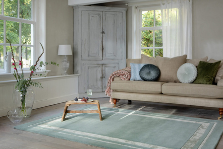 Laura Ashley Redbrook Duck Egg rug 081807