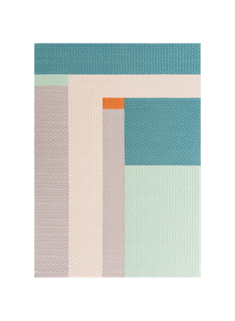 Gan Weave Meeting Point Rug Blue
