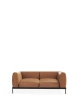Asia Leather Brown Armchair
