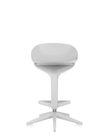 Spoon Bar Stool White