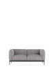 Asia Sofa Two-Seater (Cotone Structure) Biało-Czarny