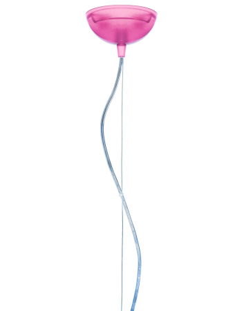 Small Fl/y Transparent Pendant Lamp Pink