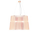 Gè Transparent Pendant Lamp Pink