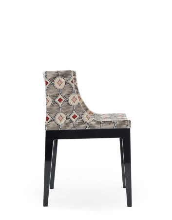 Mademoiselle Rubelli Chair Black Cream