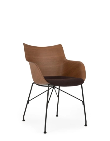 Q/Wood Soft Chair Dark Wood Brown FSC™