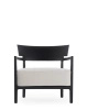 Cara Mat Outdoor Armchair Black White