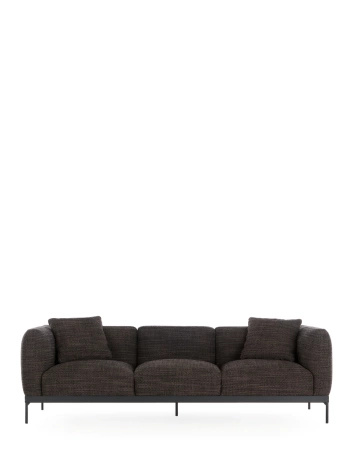 Asia Sofa Three-Seater (Cotone Structure) Ciemnoszary