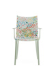 H.H.H. Upholstered Fabric Chair Green Lichen