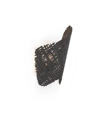 Tea Applique Black Wall Lamp