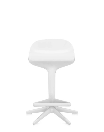 Spoon Bar Stool White