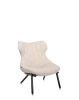 Foliage Trevira Armchair Black Beige