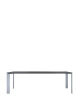  Four Soft Touch 223x79 cm Aluminum Table Black