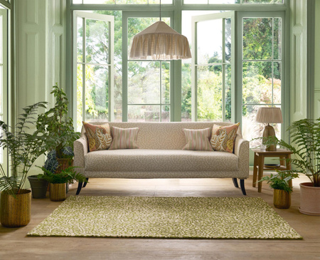 Sanderson Truffle Olive rug 446007