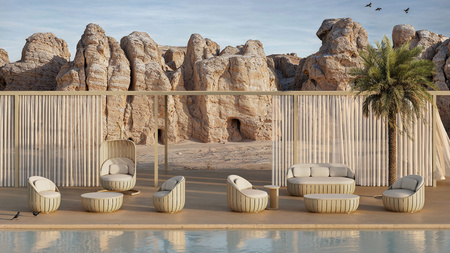 Gandiablasco Arena Swing Armchair