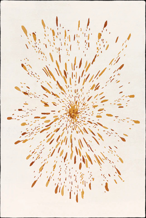 Toulemonde Bochart Paint Ocre Carpet