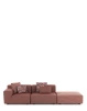 Plastics Outdoor Liberty 2 Seater + 1 Pouf Obi Check Sofa Rusty
