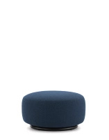 K-Waiting Bouclé pouf Blue