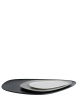 Namaste' Black Gray Turquoise Plate Set