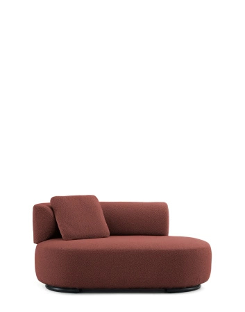 K-Waiting Dormeuse Bouclé Lounger Brickwood