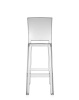One More Please 75 cm Hocker Transparent