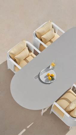 Stół Gandiablasco Solanas Dining 280x110 cm