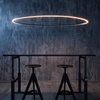 Lampa Wisząca Nemo Ellisse Mega Downlight 3000 K Czarny