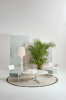 K-Lim Gray Rug with Green Fringes Ø250